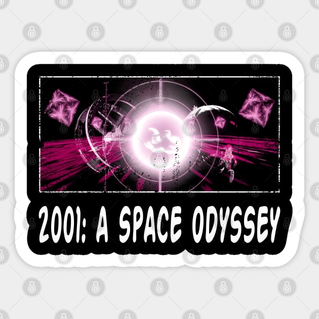 HAL 9000 Style A Space Odyssey Iconic AI Graphic T-Shirt Sticker by RonaldEpperlyPrice